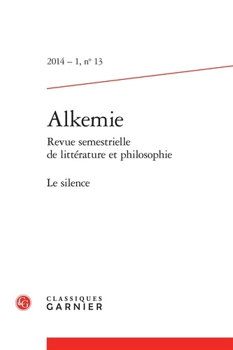 Alkemie N° 13/2014-1 Le silence