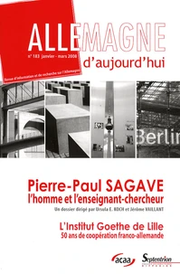 Pierre-Paul Sagave, l'homme et l'enseignant-chercheur