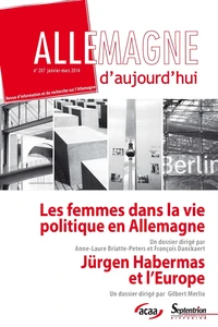 Les femmes dans la vie politique Allemande depuis 1945