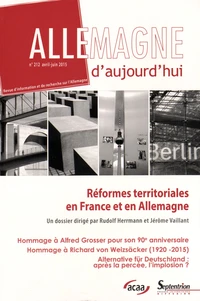 Réformes territoriales en France et en Allemagne