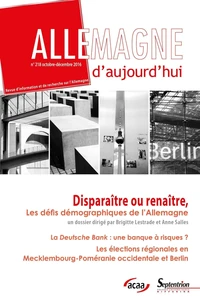 Disparaître ou renaître, les défis démographiques de l'Allemagne