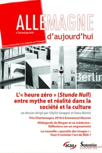 L'"heure zéro" (Stunde Null) entre mythe et réalité dans la société et la culture
