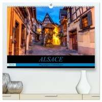 Alsace, magnifiques colombages  (Calendrier mural 2026 DIN A2 vertical) calendrier de bureau