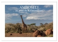 Photographie philippe Lardy - CALVENDO Nature  : Amboseli (Calendrier mural 2024 DIN A3 vertical), CALVENDO calendrier mensuel - Superbe parc au pied du Kilimandjaro.