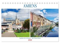 Amiens - Capitale de la Somme (Calendrier de bureau 2026 DIN A5 vertical), CALVENDO calendrier mensuel