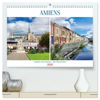Amiens - Capitale de la Somme (Calendrier mural 2026 DIN A2 vertical) calendrier de bureau