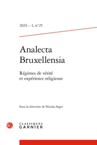 Régimes de vérité et expérience religieuse