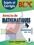 Christian Valéry Nguembou Tagne - Annales de Mathématiques, BEPC, Cameroun, 2009-2019 - Sujets et Corrigés.