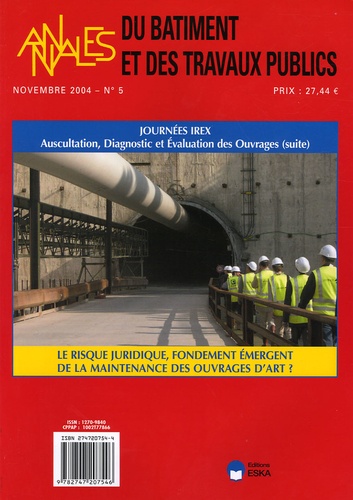 François Buyle-Bodin - Annales du bâtiment et des travaux publics N° 5, Novembre 2004 : Colloque IREX.