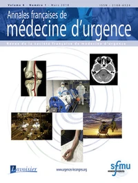 Annales françaises de médecine d'urgence N° 1 volume 8