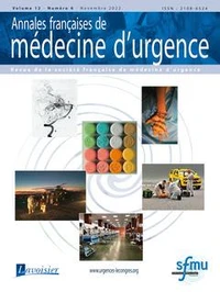 Annales françaises de médecine d'urgence N° 12-6, novembre 2022