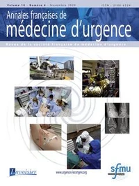 Annales françaises de médecine d'urgence N° 6 volume 10, novembre-décembre 2020