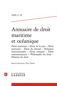 Annuaire de droit maritime et océanique