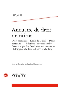 Annuaire de droit maritime