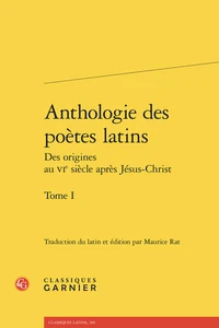 Anthologie des poètes latins