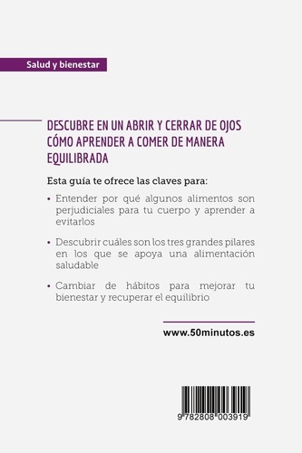 Salud y bienestar  Aprende a comer de manera equilibrada. Las claves para cuidarte por dentro y por fuera