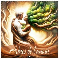 Arbres de l'amour (Calendrier mural carré 2026 30x30 cm) Calendrier double avec une page pour vos prises de notes