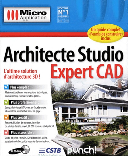 Architecte Studio Expert CAD - CD-ROM de Editions Micro Application - Livre  - Decitre