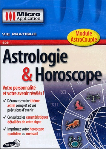  Editions Micro Application - Astrologie et horoscope - CD-ROM.