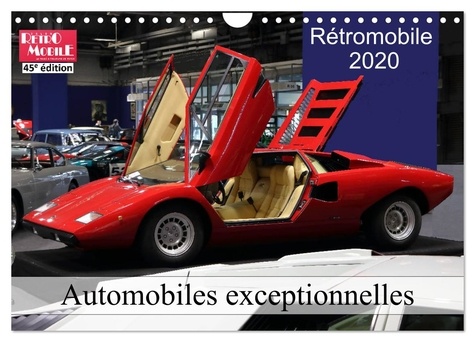 Patrick Casaert - CALVENDO Technologie  : Automobiles exceptionnelles (Calendrier mural 2024 DIN A4 vertical), CALVENDO calendrier mensuel - Concept cars et voitures de rêve au salon Rétromobile 2020.