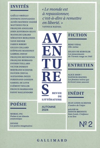 Yannick Haenel - Aventures N° 2, Automne 2024 : .