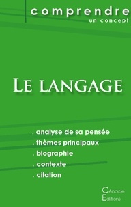  Editions du Cénacle - Bac philo : le langage - La pensée des plus grands philosophes autour d'un thème.