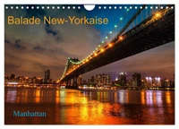Balade New-Yorkaise, Manhattan (Calendrier mural 2026 DIN A4 vertical), CALVENDO calendrier mensuel