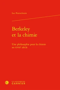 Berkeley et la chimie