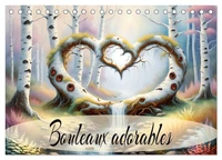 Bouleaux adorables (Calendrier de bureau 2026 DIN A5 vertical), CALVENDO calendrier mensuel