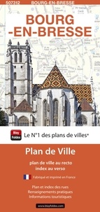  Blay-Foldex - Bourg-en-Bresse - Plan de ville au recto, index au verso, 1/12 000.