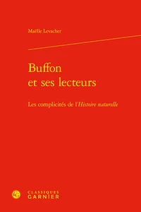 Buffon et ses lecteurs