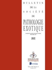  Anonyme - Bulletin de la Société de pathologie exotique Volume 108, N°4, Octobre 2015 : .