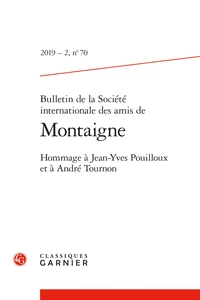 Hommage à Jean-Yves Pouilloux et à André Tournon