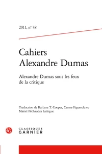 Cahiers Alexandre Dumas