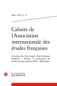 La notion du bon usage dans la langue française
