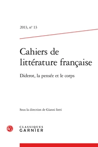 Diderot, la pensée et le corps