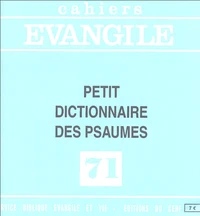 Petit dictionnaire des psaumes