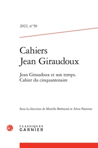 Jean Giraudoux et son temps