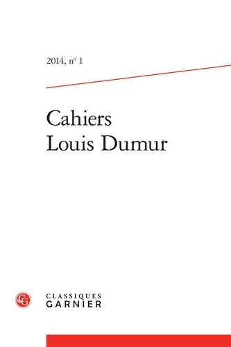 Cahiers Louis Dumur N°