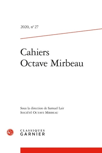 Cahiers Octave Mirbeau N° 27, 2020