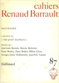  Collectifs - Cahiers Renaud-Barrault N° 87 : Nietzsche.