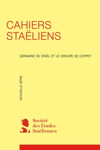 Cahiers staëliens N° 10