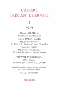 Cahiers Tristan L'Hermite N° 1, 1979