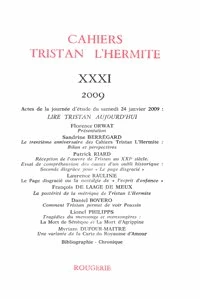 Cahiers Tristan L'Hermite N° 31, 2009