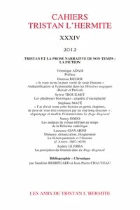 Cahiers Tristan L'Hermite N° 34, 2012
