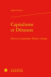 Capitalisme et déraison