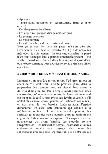 Carnet équestre. Tome 2, Notes et réflexions