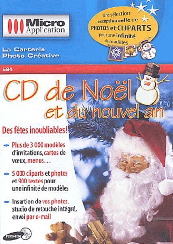  Editions Micro Application - CD de Noël et du nouvel an - CD-ROM.