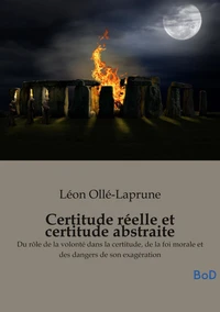 Certitude réelle et certitude abstraite