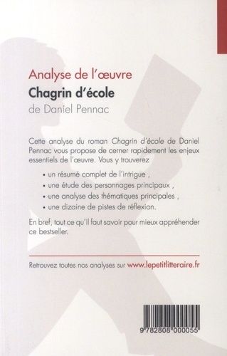 Chagrin d'école de Daniel Pennac